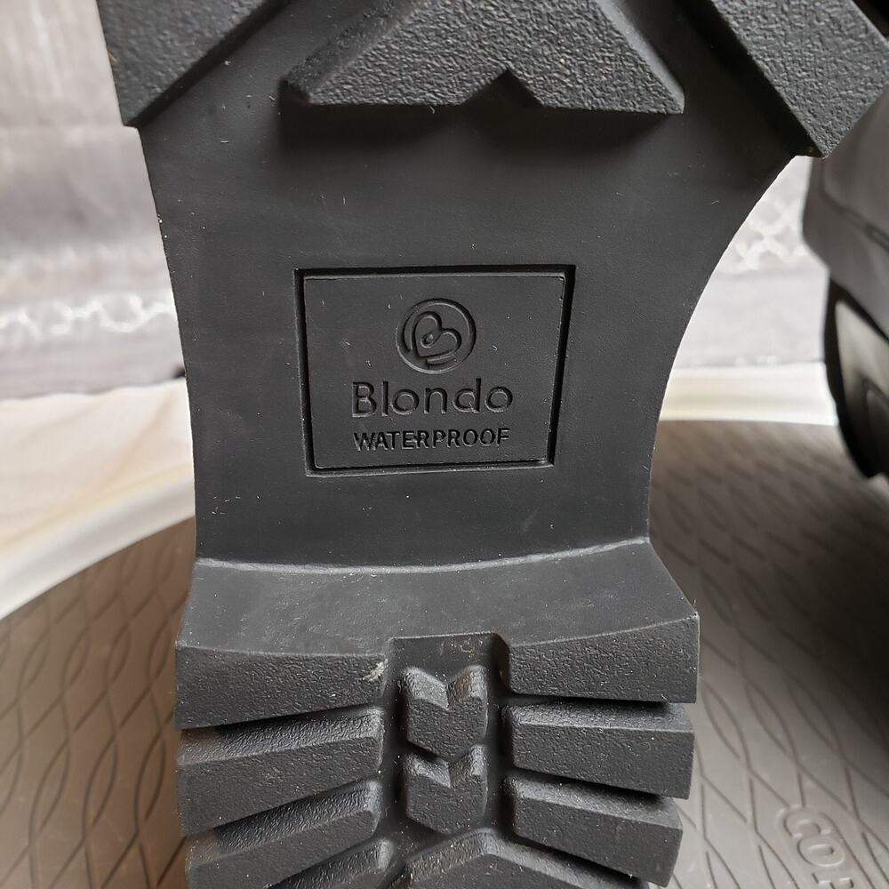 Blondo Danika Boots Womens 7.5M Black Waterproof Chunky Sole Chelseacore - Picture 11 of 12